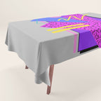 Memphis Pattern 134 - 80s and 90s Retrowave Tablecloth Gallery Image 1