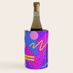 Memphis Pattern 134 - 80s and 90s Retrowave Wine Chiller Gallery Image 1
