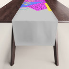 Memphis Pattern 134 - 80s and 90s Retrowave Table Runner Gallery Image 1