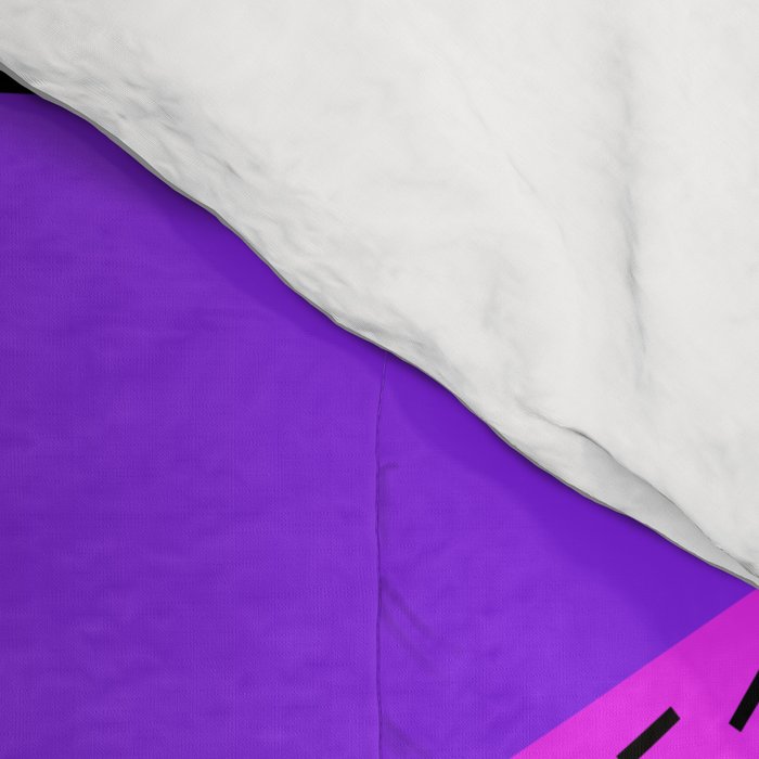 Memphis Pattern 134 - 80s and 90s Retrowave Comforter Gallery Image 4