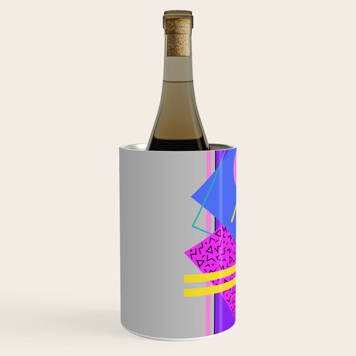 Memphis Pattern 134 - 80s and 90s Retrowave Wine Chiller Gallery Image 2