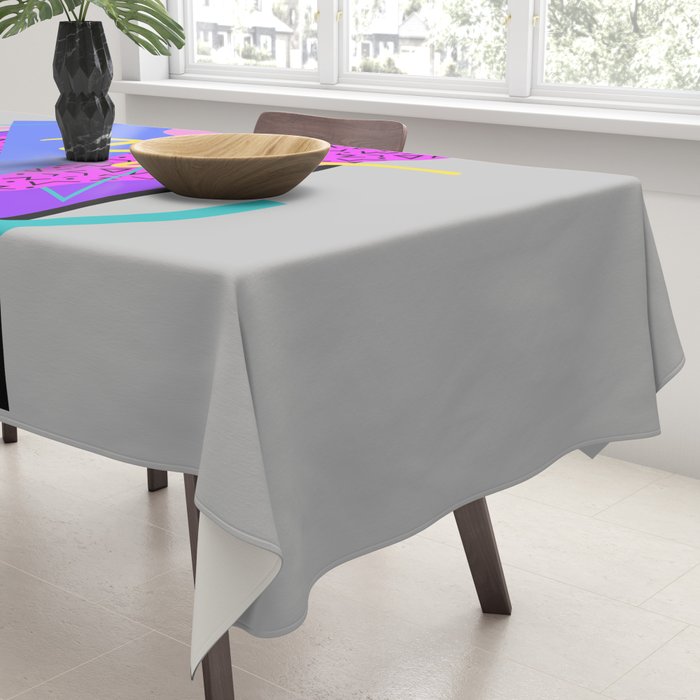 Memphis Pattern 134 - 80s and 90s Retrowave Tablecloth Gallery Image 3