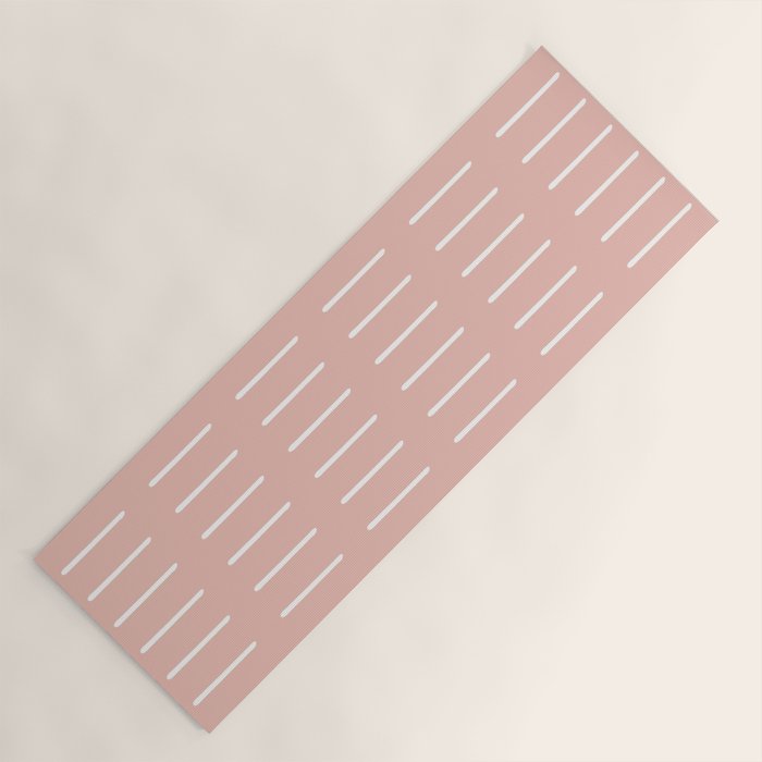 Mudcloth (Blush) Yoga Mat Gallery Image 1