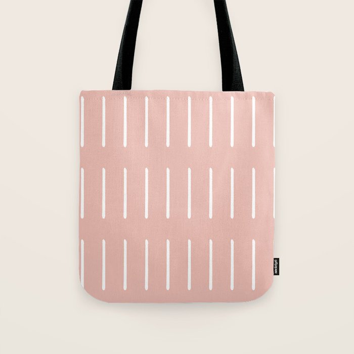 Mudcloth (Blush) Tote Bag Gallery Image 1