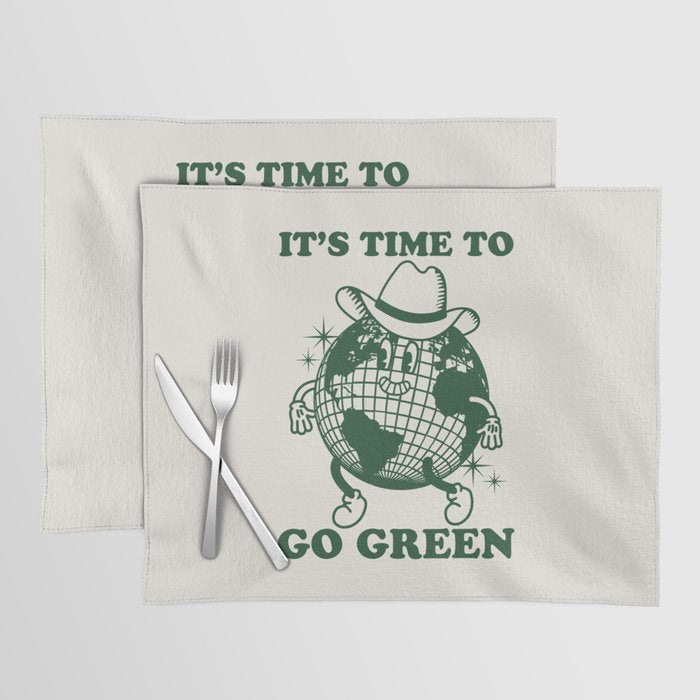 Time to Go Green Placemat Gallery Image 1
