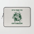 Time to Go Green Laptop Sleeve Gallery Image 1