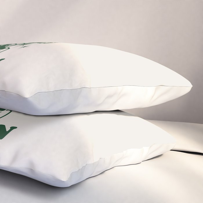 Time to Go Green Pillow Sham Gallery Image 3