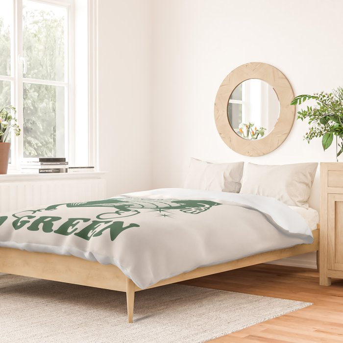 Time to Go Green Duvet Cover Gallery Image 2