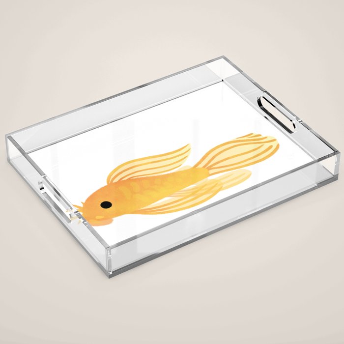 Pleco! - white Acrylic Tray Gallery Image 1