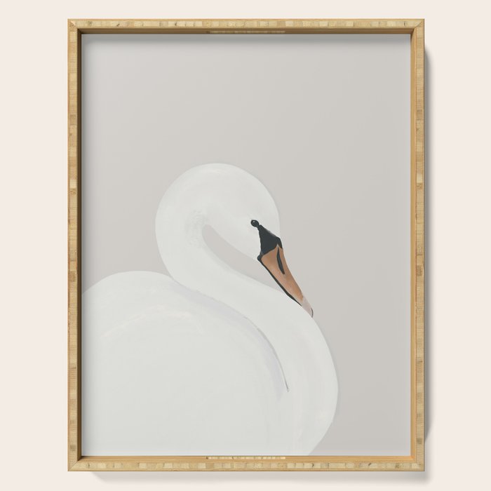 White Swan Serving Tray Gallery Image 1