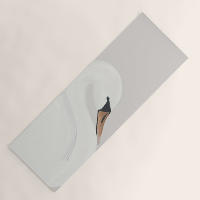 White Swan Yoga Mat Gallery Image 1