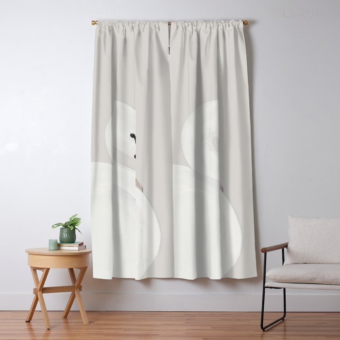 White Swan Window Curtain Gallery Image 5