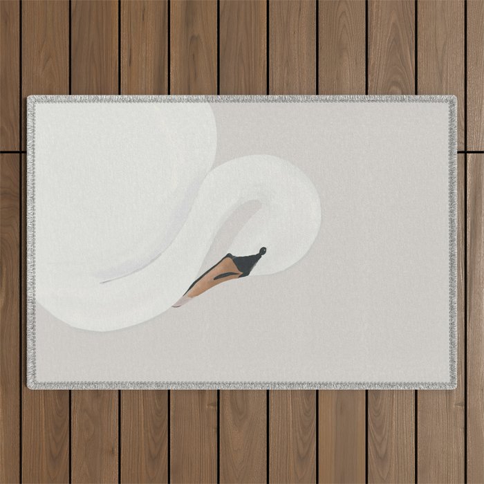 White Swan Outdoor Rug Gallery Image 1