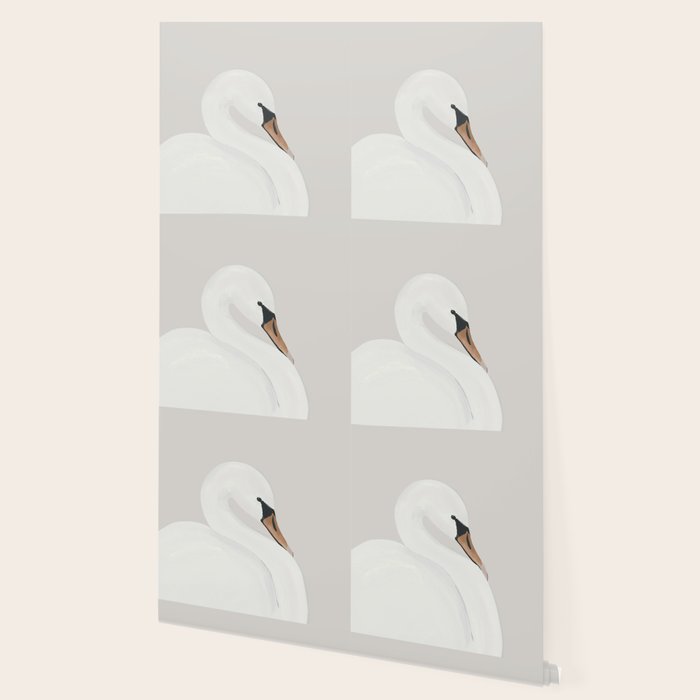 White Swan Wallpaper Gallery Image 2