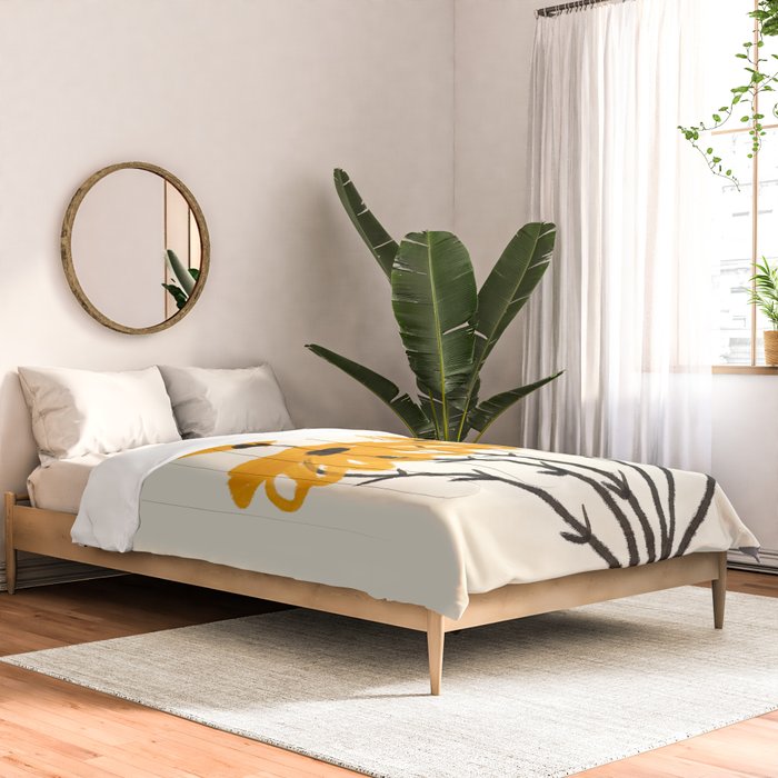 The Cosmo Yellow Flowers 02 Comforter Gallery Image 2