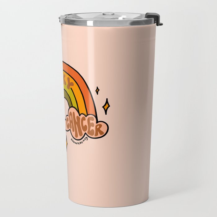 One Lucky Cancer Travel Mug Gallery Image 2