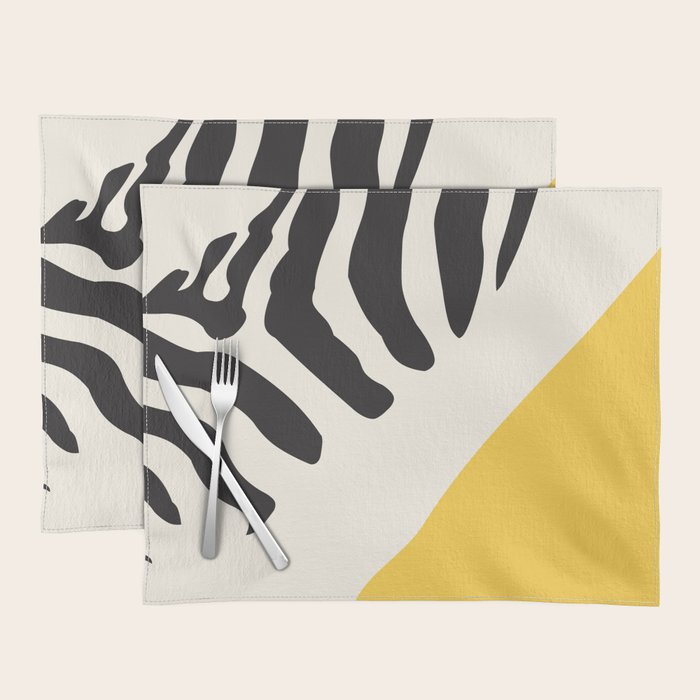 Zebra Abstract Placemat Gallery Image 1