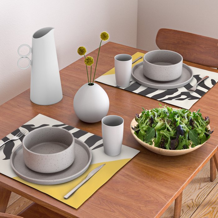 Zebra Abstract Placemat Gallery Image 2