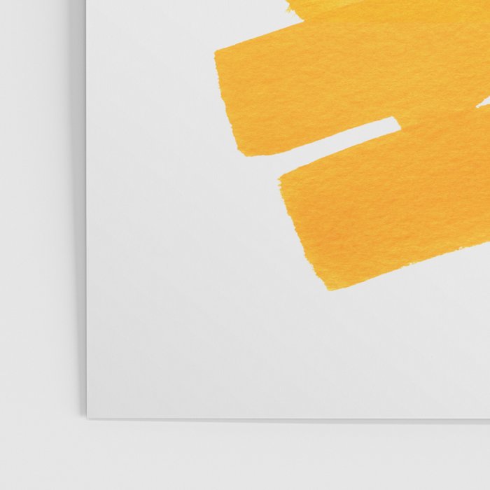 Superwatercolor Deep Yellow Poster Gallery Image 3