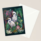 Begonia Egret  Stationery Card Gallery Image 2