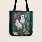 Begonia Egret  Tote Bag Gallery Image 1