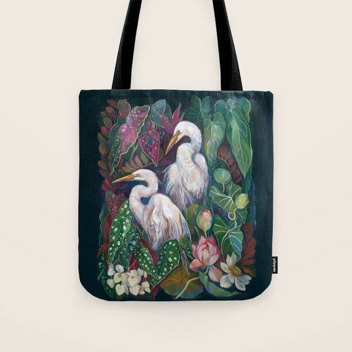 Begonia Egret  Tote Bag Gallery Image 1