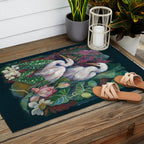 Begonia Egret  Outdoor Rug Gallery Image 2