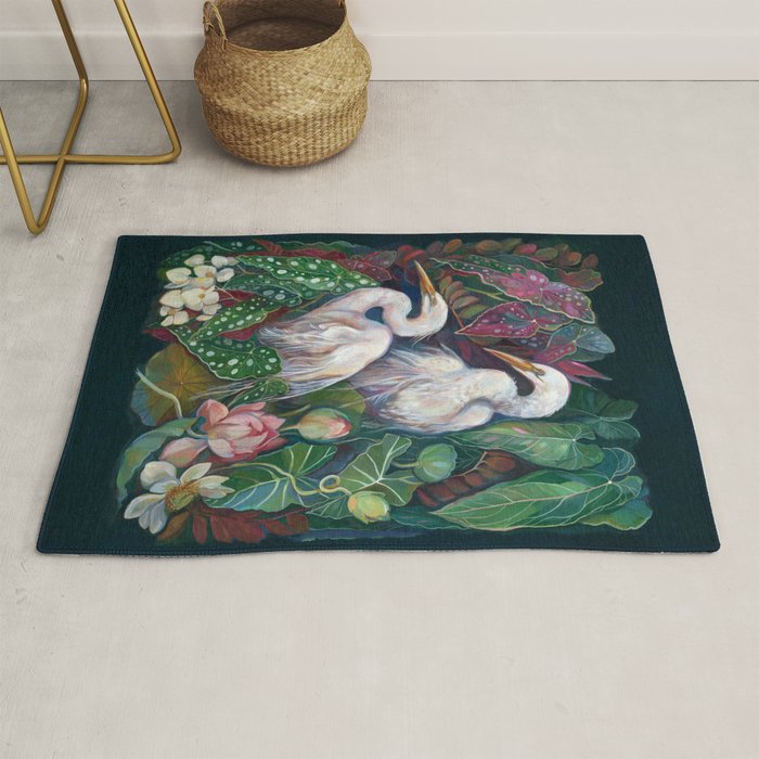Begonia Egret  Rug Gallery Image 1