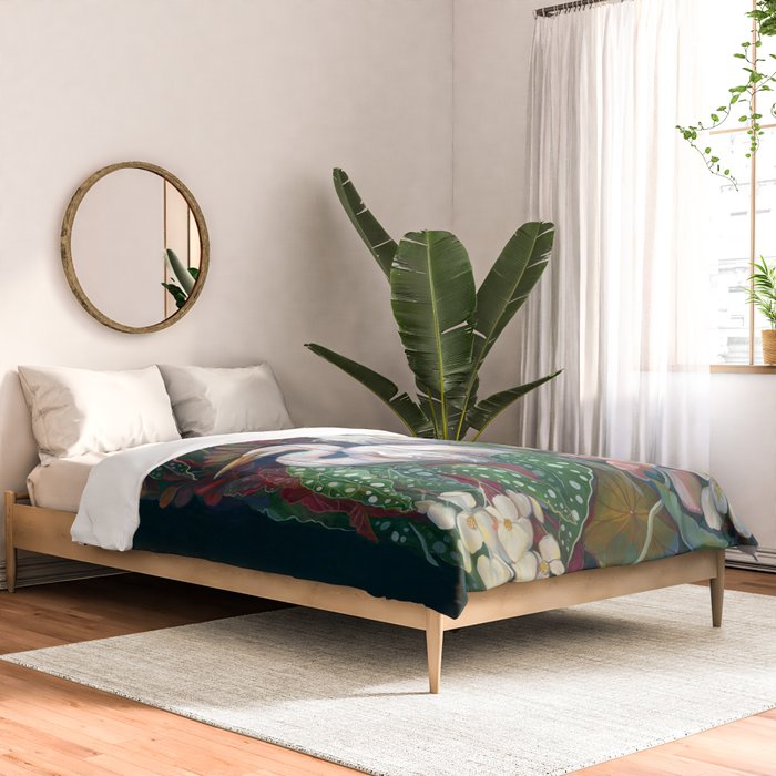 Begonia Egret  Comforter Gallery Image 2