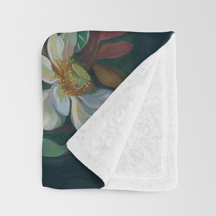 Begonia Egret  Throw Blanket Gallery Image 3