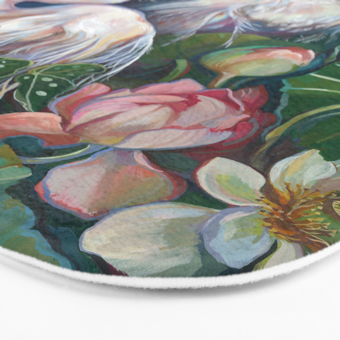 Begonia Egret  Bath Mat Gallery Image 3