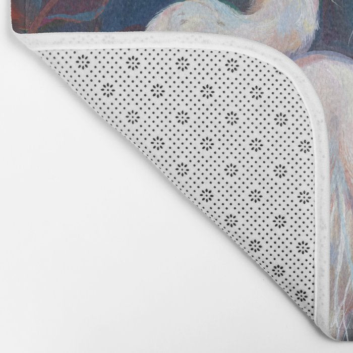 Begonia Egret  Bath Mat Gallery Image 2