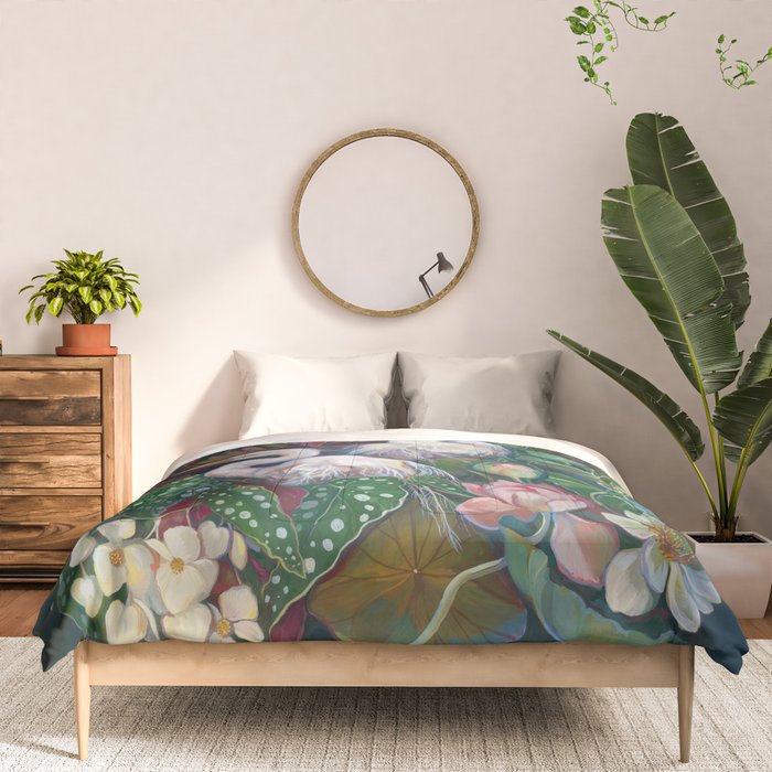 Begonia Egret  Comforter Gallery Image 3