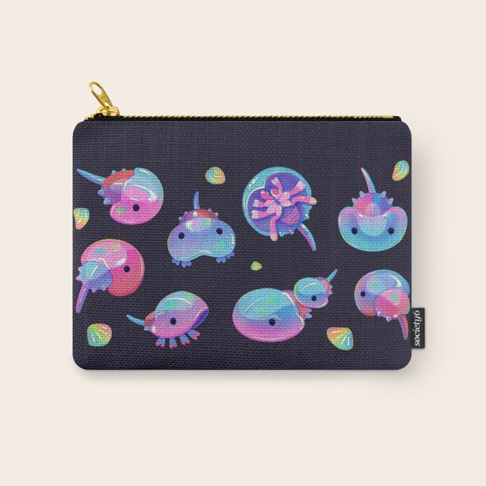 Horseshoe crab - dark Carry All Pouch Gallery Image 1