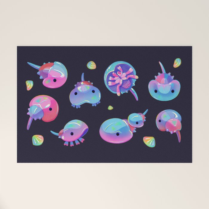 Horseshoe crab - dark Welcome Mat Gallery Image 1