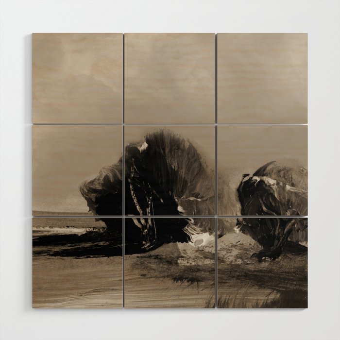 Two Trees Wood Wall Art Gallery Image 1