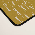 Celestial Stars Art, Mustard Yellow, Boho Wall Art Desk Mat Gallery Image 4