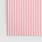 Pink Stripes Ultra Fine Stripe Narrow Vertical Pinstripe Pattern Poster Gallery Image 3