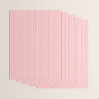 Pink Stripes Ultra Fine Stripe Narrow Vertical Pinstripe Pattern Wrapping Paper Gallery Image 3