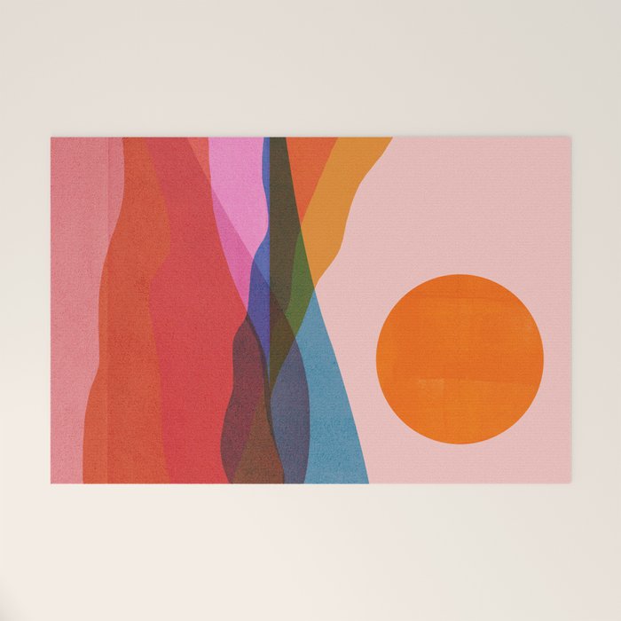 Abstraction_OCEAN_Beach_Minimalism_001 Welcome Mat Gallery Image 1