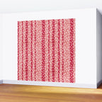 Dotted stripes - Red & pink Wall Mural Gallery Image 2