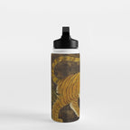 Japanese Tiger in Bamboo Grove Vintage Gold Leaf Screen Water Bottle Gallery Image 3
