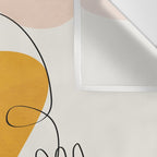 Abstract Colorful Faces II Wall Tapestry Gallery Image 3