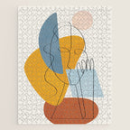 Abstract Colorful Faces II Jigsaw Puzzle Gallery Image 1