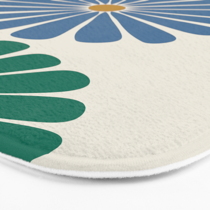 Retro Summer Daisies X Bath Mat Gallery Image 3