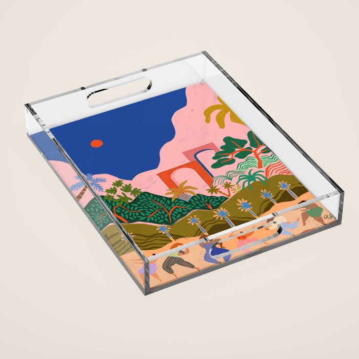 Dancing In Paradise Acrylic Tray Gallery Image 1