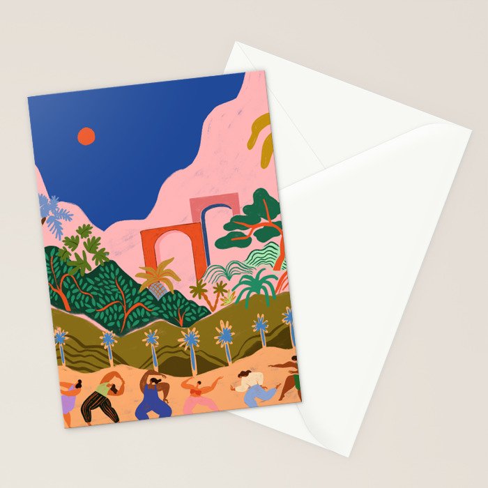 Dancing In Paradise Stationery Card Gallery Image 2