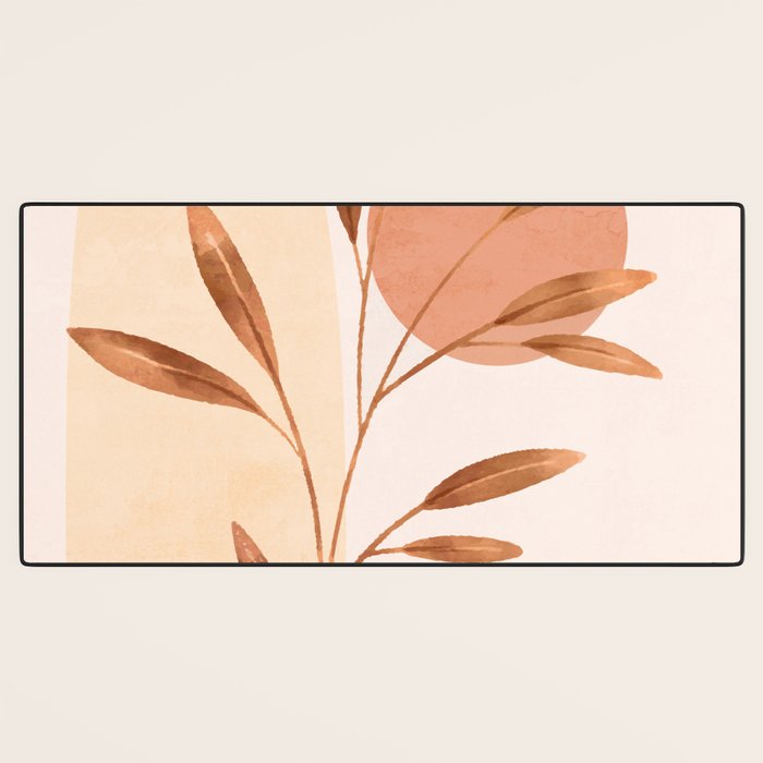 Abstract Art /Minimal Plant 15 Desk Mat Gallery Image 3
