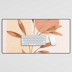 Abstract Art /Minimal Plant 15 Desk Mat Gallery Image 1
