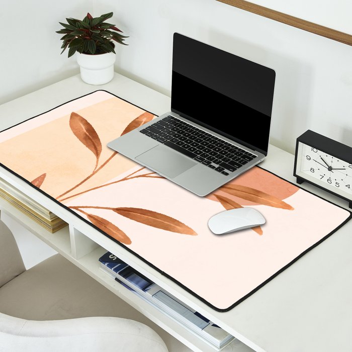 Abstract Art /Minimal Plant 15 Desk Mat Gallery Image 2